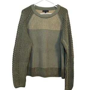 Love Ellie women’s green and gold sweater size XL NWOT